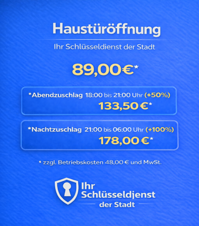 Stadt Schlüsseldienst Haustüröffnung